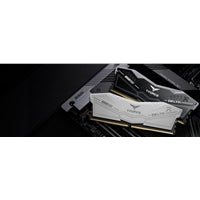 Team T-Force Delta RGB FF4D532G6200HC38ADC01 32GB 6200MHz DDR5 System Memory 2 x 16GB, White, CL38-38-38-78 1.25V Team T-Force Delta RGB FF4D532G6200HC38ADC01 32GB 6200MHz DDR5 System Memory 2 x 16GB, White, CL38-38-38-78 1.25V